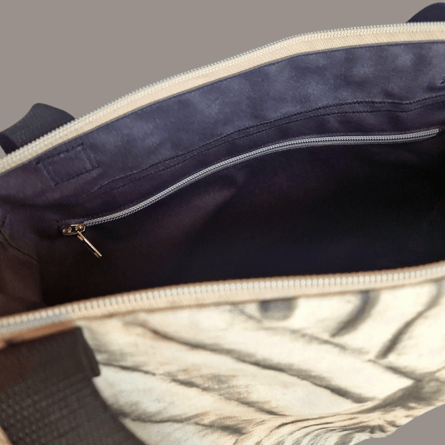 Shoulder Bag Beige Shell 