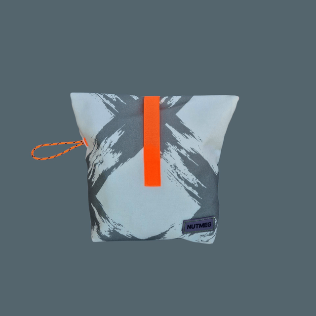 Bikini Bag Grey & White 