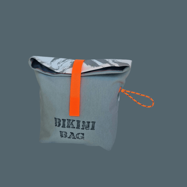 Bikini Bag Grey &amp; White 
